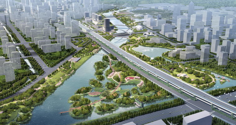 增城水泥轻质隔墙板安装案例之宁波奉化生态滨江公园
